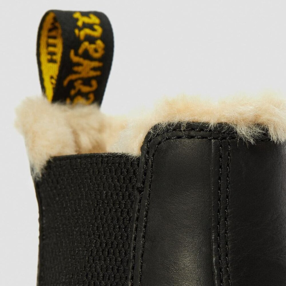 Dr. Martens Women's Leonore Faux Fur Lined Chelsea Boots - Picture 6 of 13